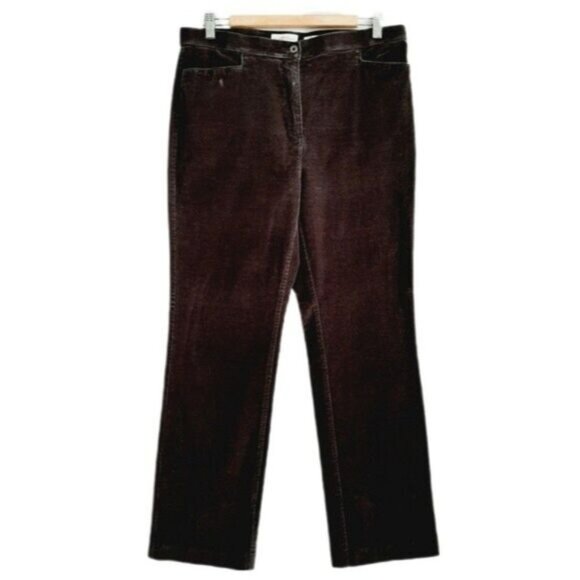 NORTHERN REFLECTIONS Essential Slim Ankle Corduroy Pants Sz 12 - Picture 1 of 10